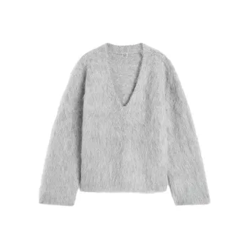 TOTEME Brushed V neck Jumper