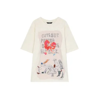ELF SACK T-Shirts Women's Lace Ecru