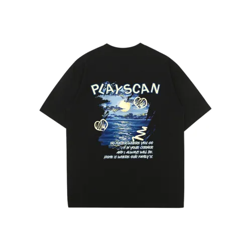 PLAY SCAN Drop Shoulder Sleeve Women's Clothing Unisex