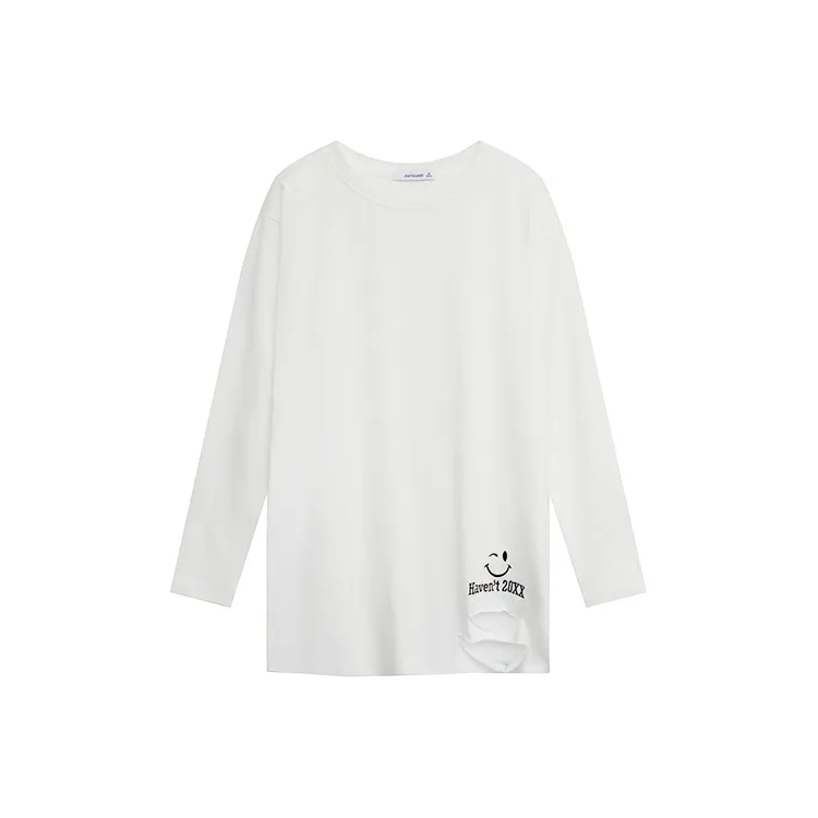 JEANSWEST T Shirt Spring Fall Women's White-0