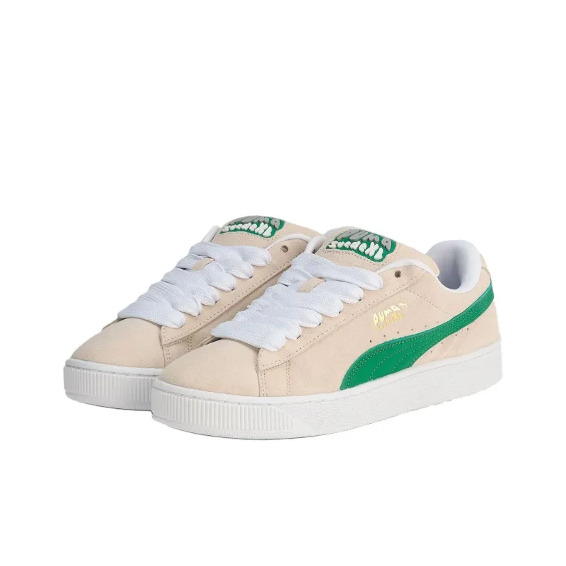 XLARGE x PUMA Suede XL Anti Slip Wear Resistant Low Top Skateboard Shoes Men's Beige-2