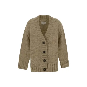 Maison Margiela V Neck Knit Cardigan