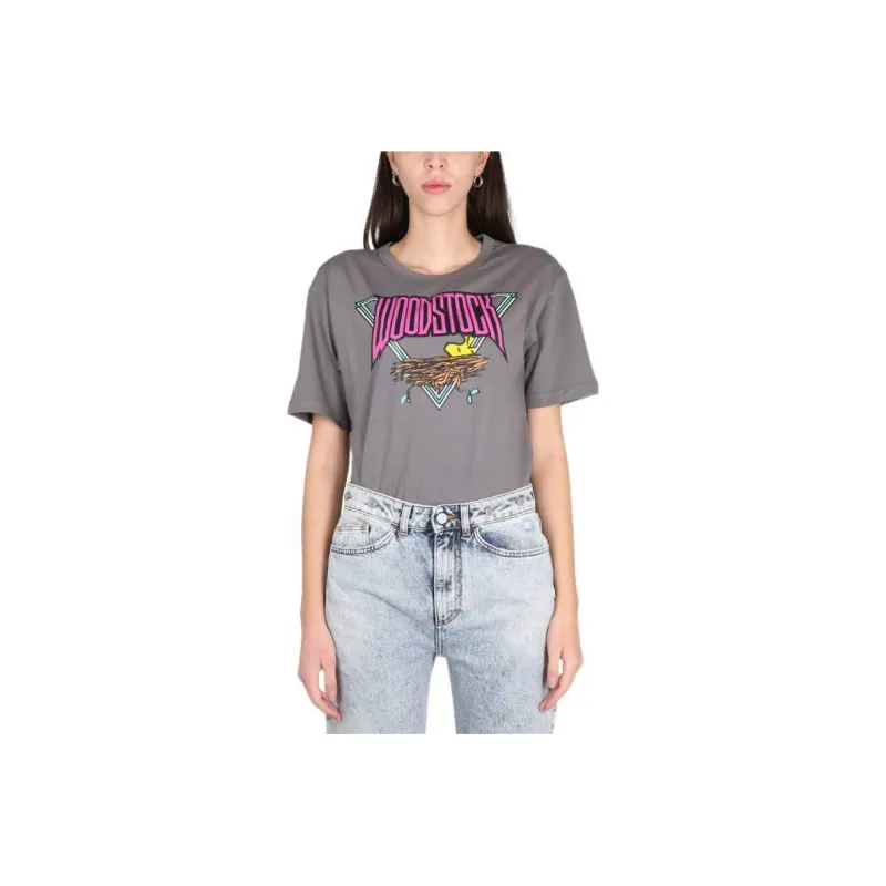 PHILOSOPHY DI LORENZO SERAFINI Graphic Printed Crewneck T Shirt-0