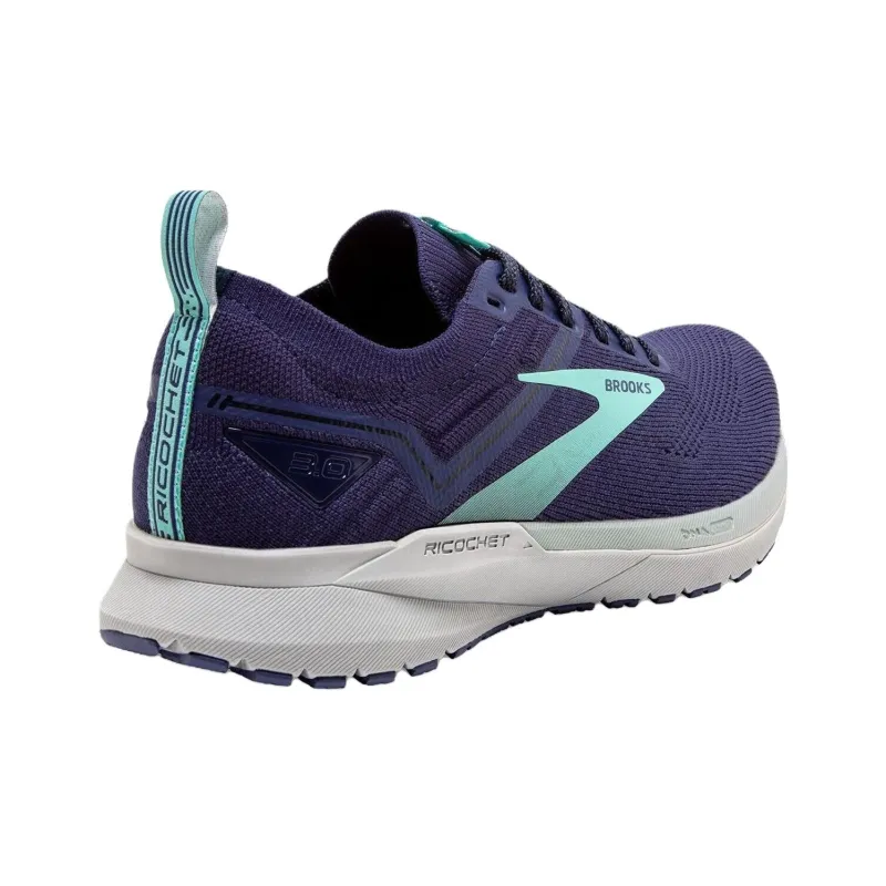 Brooks Abrasion Resistant Breathable Low Top Running Shoes Women's Purple-3