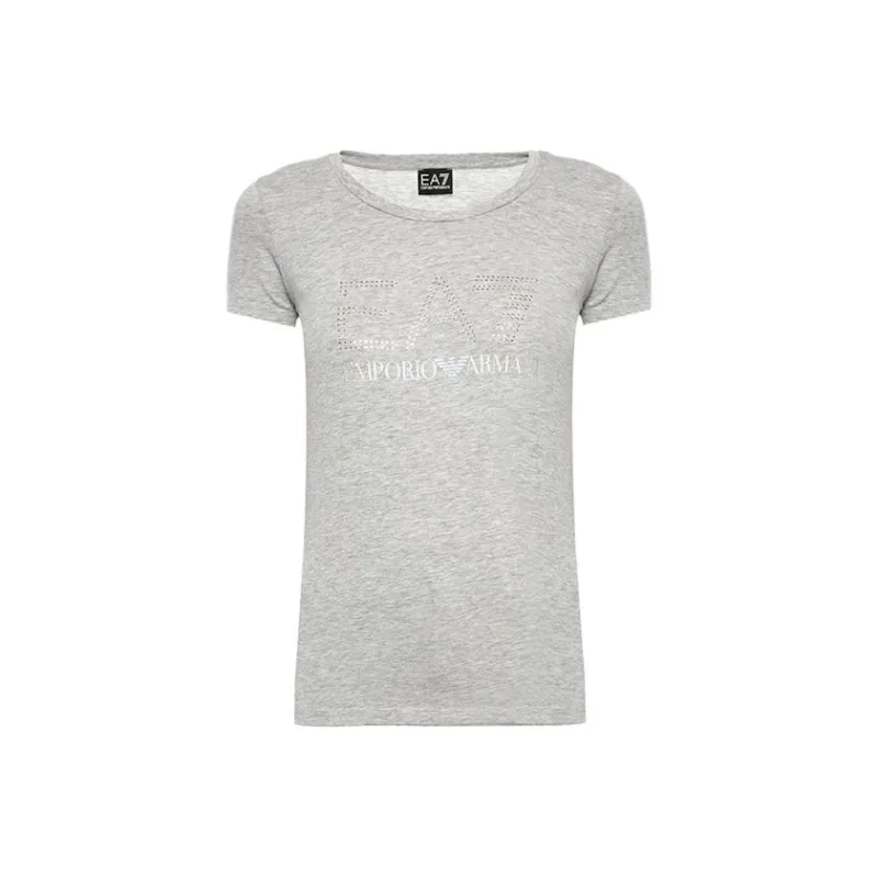 EMPORIO ARMANI EA7 T Shirts Women's Gray-0