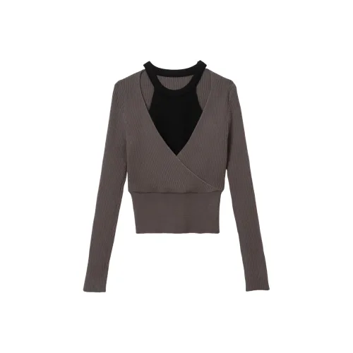 FAWENXIANGZI Sweaters Stone Women's
