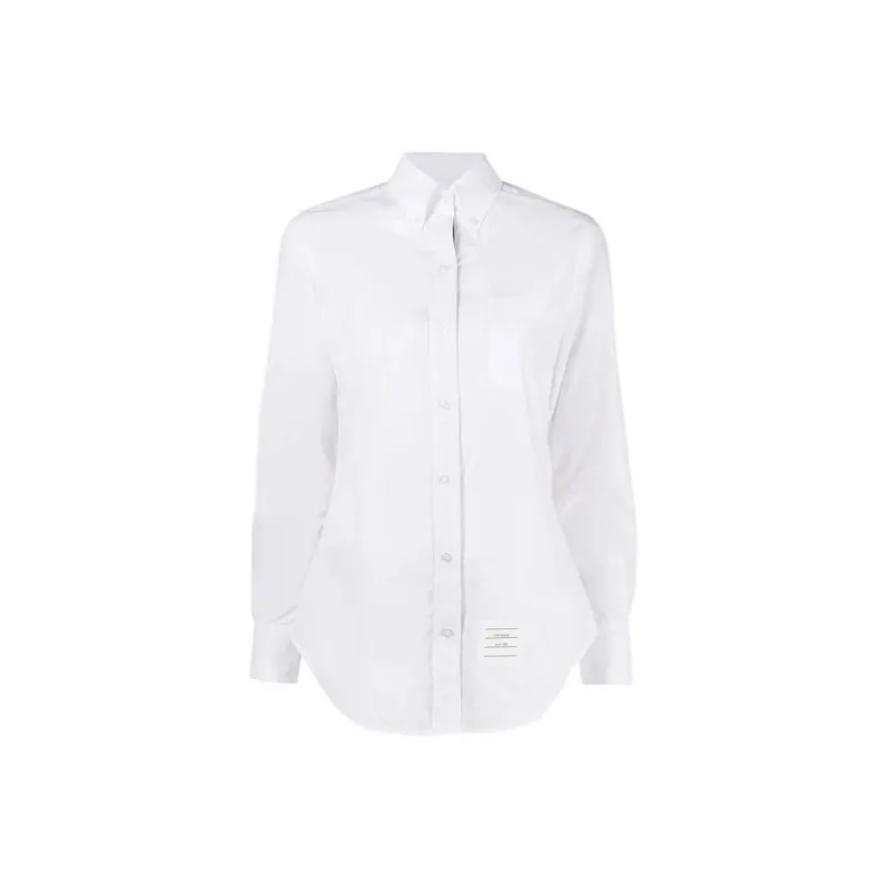 THOM BROWNE Slim Fit Long Sleeved Shirt-0