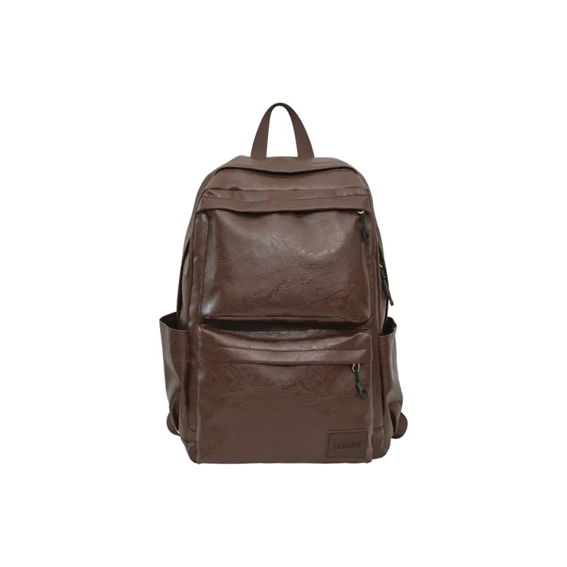 Moonshine PU Backpack Men's Black/Brown-4