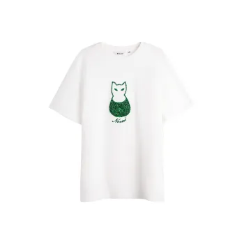Olrain T Shirts Women's Ecru