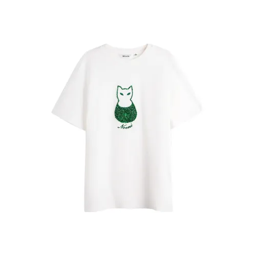 Olrain T Shirts Women's Ecru