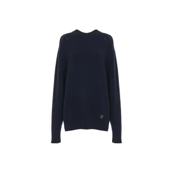 Chloé Marcie plaque Cashmere Blend Jumper