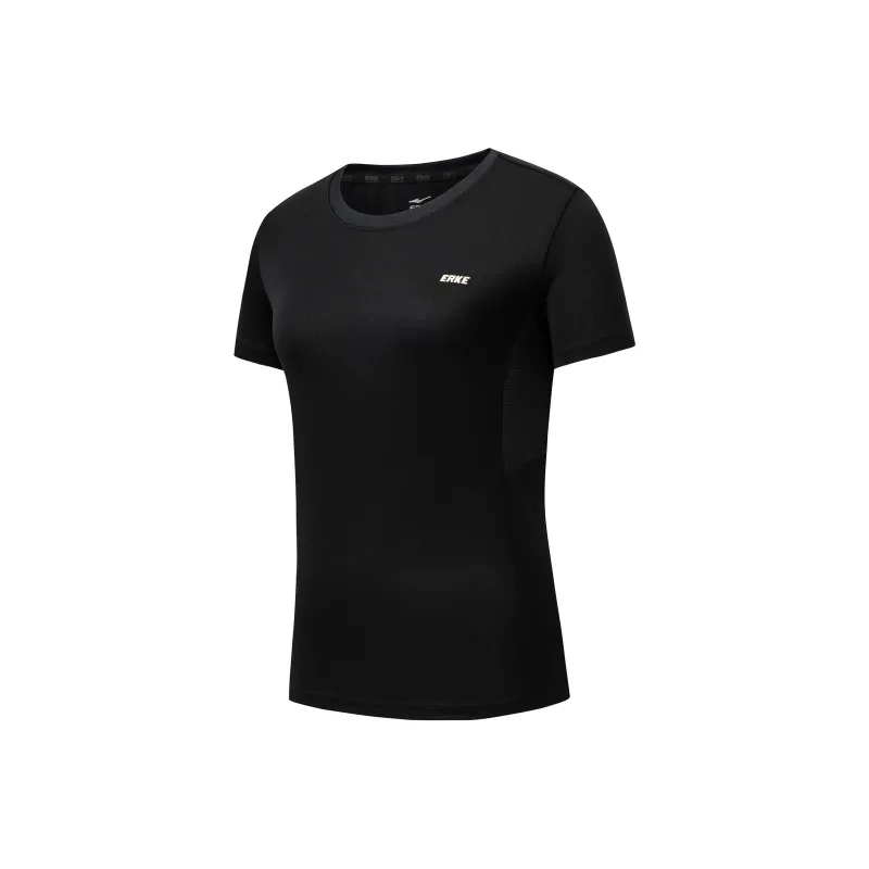 Erke T Shirts Women's Jet Black-0