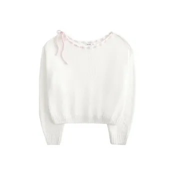 Hollister Sweater Women's White