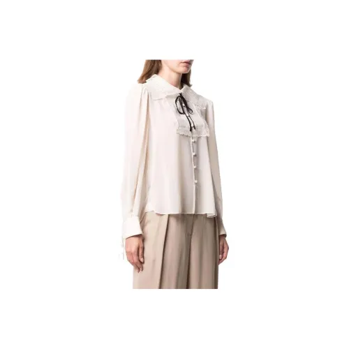 Self portrait Shirts Women's Apricot