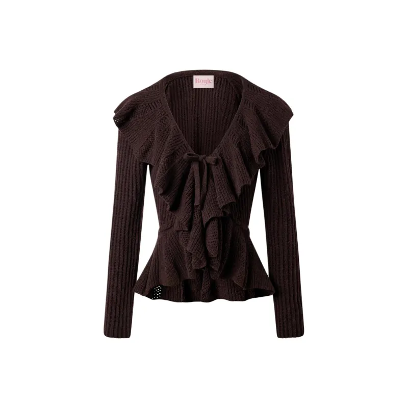 Rouje FW24 MAES CARDIGAN Sweater Women's Brown-0