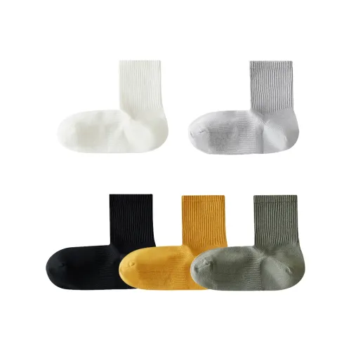 H YXIANG Mid Calf Socks Men's 5 Pack