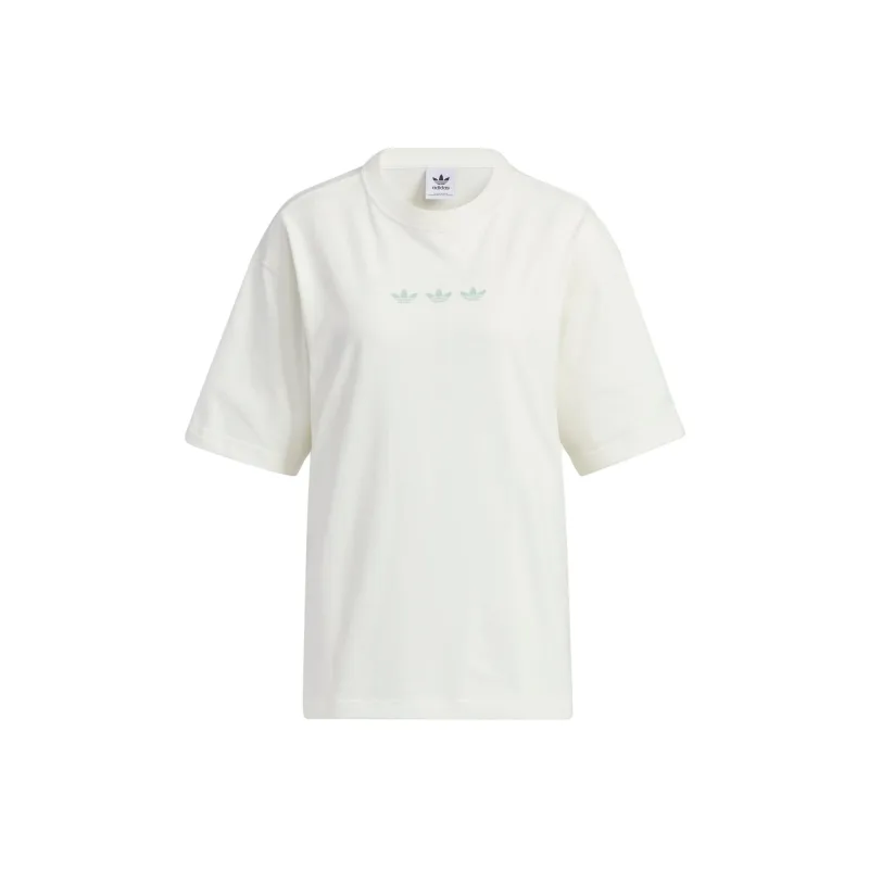 Adidas Originals T Shirt Women's Jade White-0
