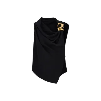 FERRAGAMO SS23 T Shirt Women's Black