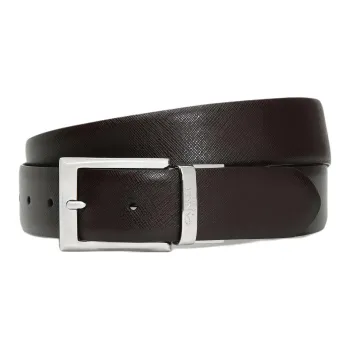 CANALI Calfskin, Cow Leather Belts Unisex Brown 3.5CM