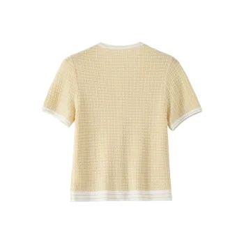 ABBY GODDESS Summer Regular T Shirt Women's Yellow