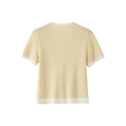 ABBY GODDESS Summer Regular T Shirt Women's Yellow