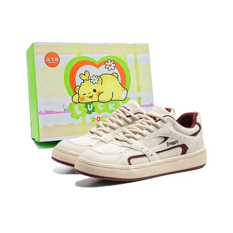 Budding Bear Height Increasing Abrasion Resistant Lightweight Breathable Slip Resistant Low Top Skateboard Shoes Men's-5
