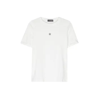 Lorena Antoniazzi Acquarius Star appliqué T shirt