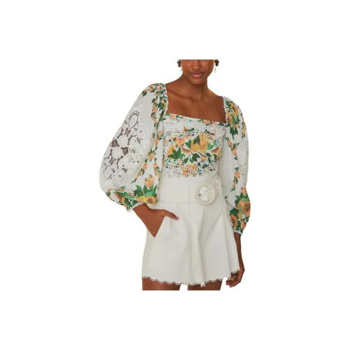 Farm Rio Papaya Salad Blouse