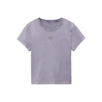 Alexander Wang SS24 Regular T Shirt Women's Lavender Pink