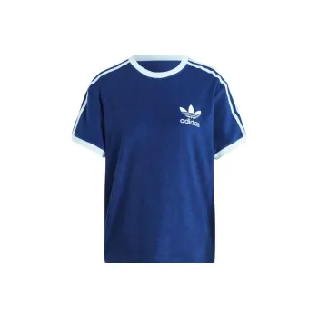 Adidas Originals Shamrock Retro Stripes T Shirt Women's Blue