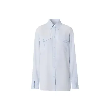 Burberry Shirt Women's Light Blue