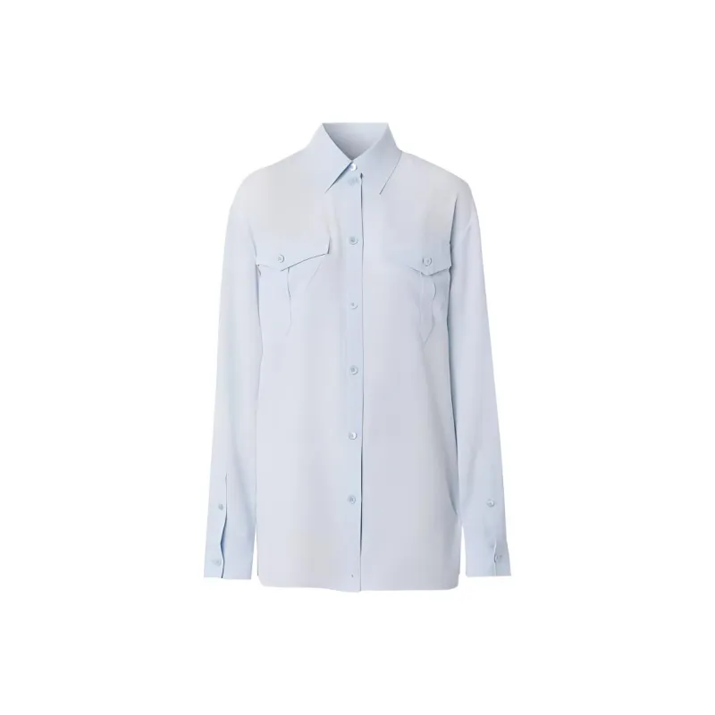 Burberry Shirt Women's Light Blue-0
