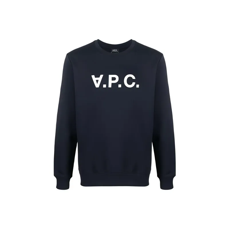 A.P.C Viva Logo Flocked Sweatshirt-0