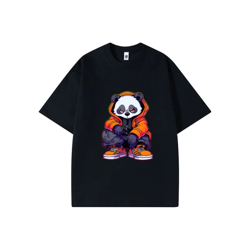 PANDA BASE Short Sleeved T Shirts Women's-10
