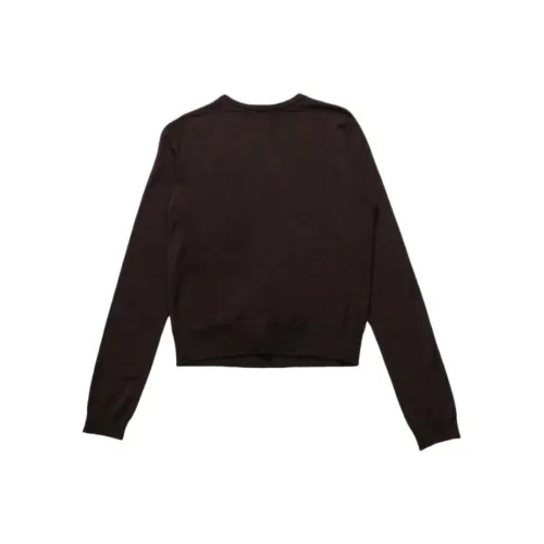 RICK OWENS Fog Cutoff Mini Skirt Mahogany