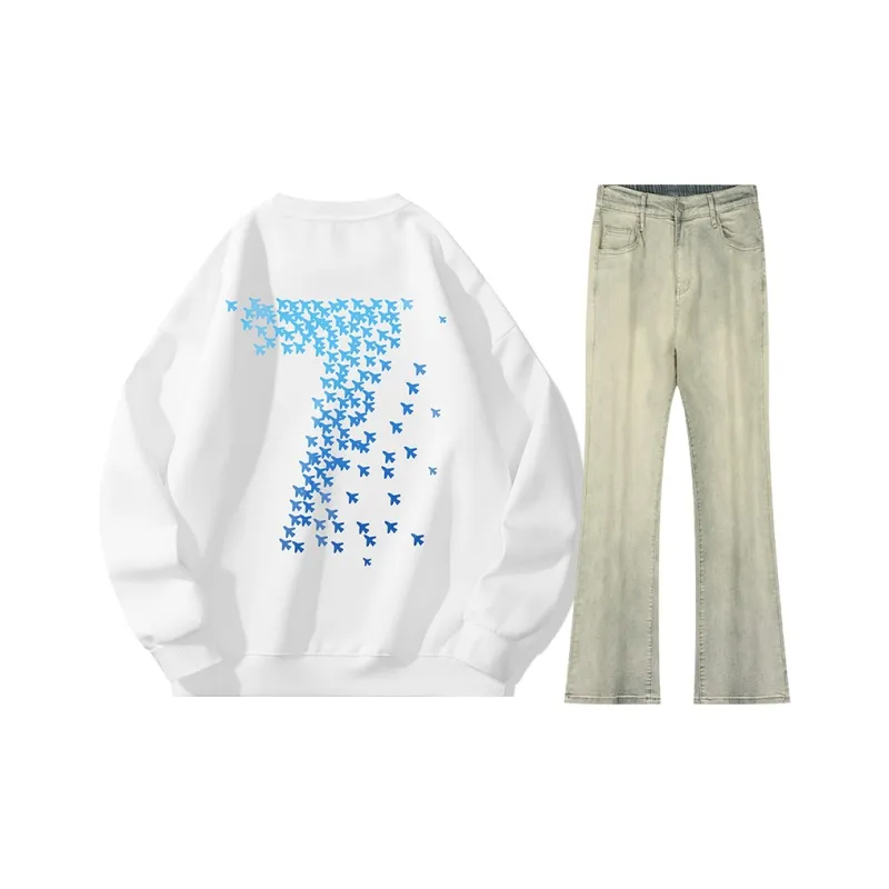 UNthemed Sweatshirt Sets Unisex-6