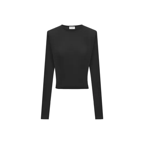 SAINT LAURENT T Shirts Women's Black
