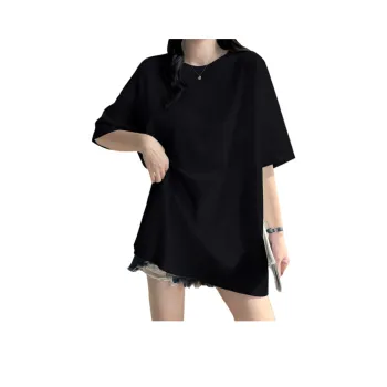 Mu Qingqing Drop Shoulder Sleeve T Shirt Women's