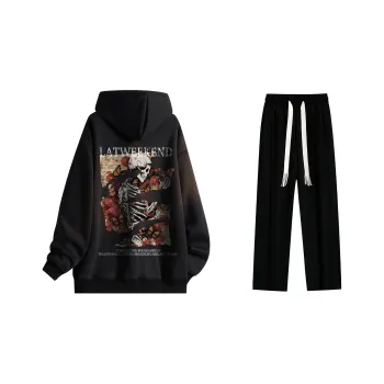 LA'T.WEEKEND Sweatshirt Set Unisex