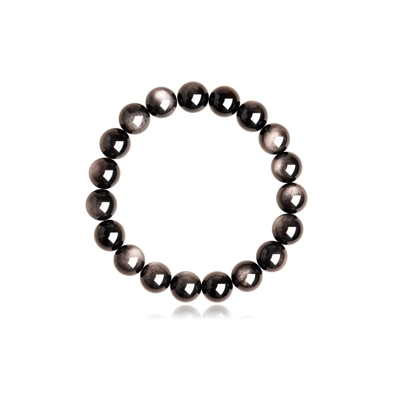 EADDA JEWELRY Natural Obsidian Bracelets Unisex-0