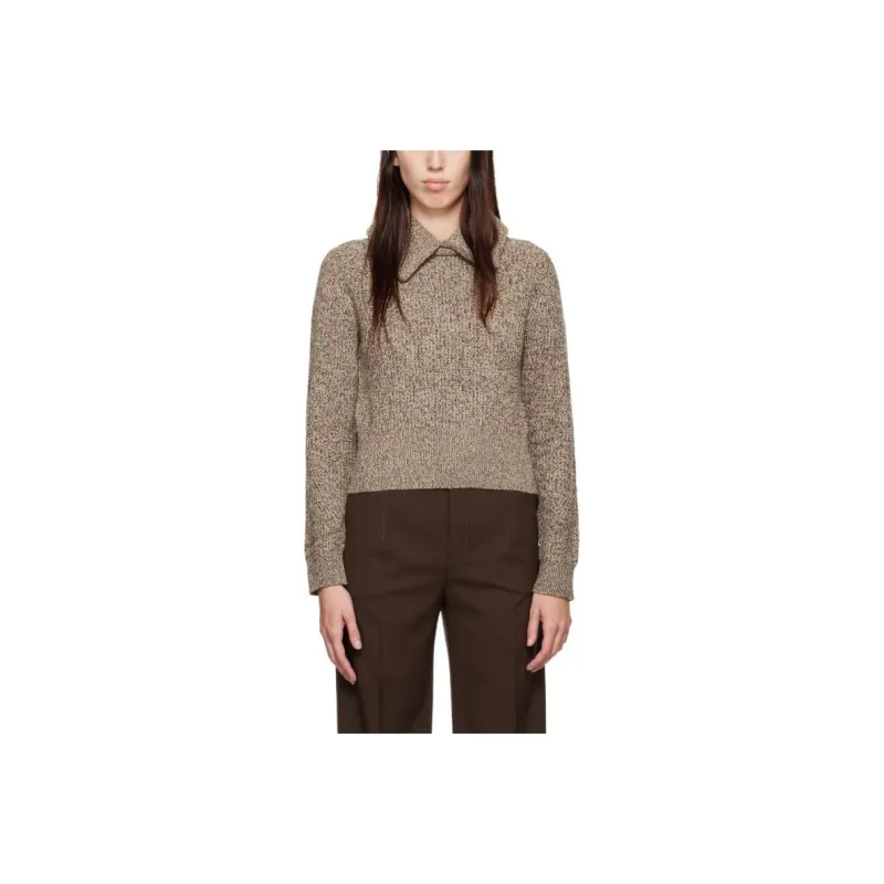 Staud Sweater Women's Mocha Mixed Color-0