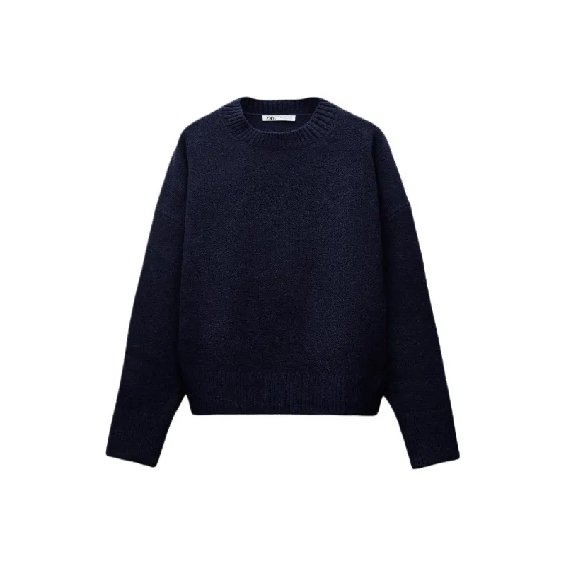 ZARA Sweater Women's Marine Blue-0