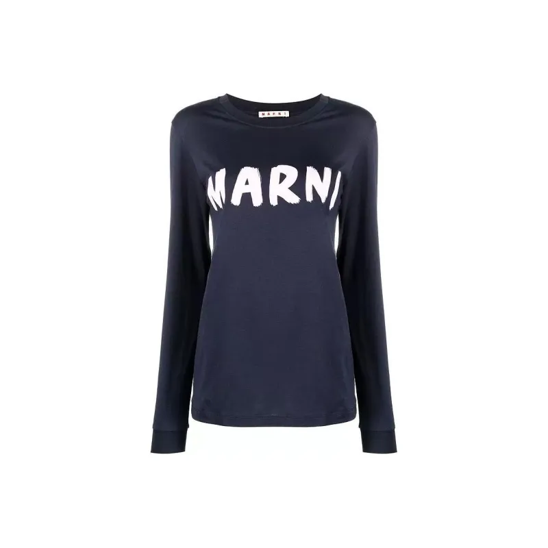 MARNI T Shirts Women's Dark Blue-0