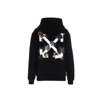 OFF WHITE Leaves Arrows Sweatshirt Black