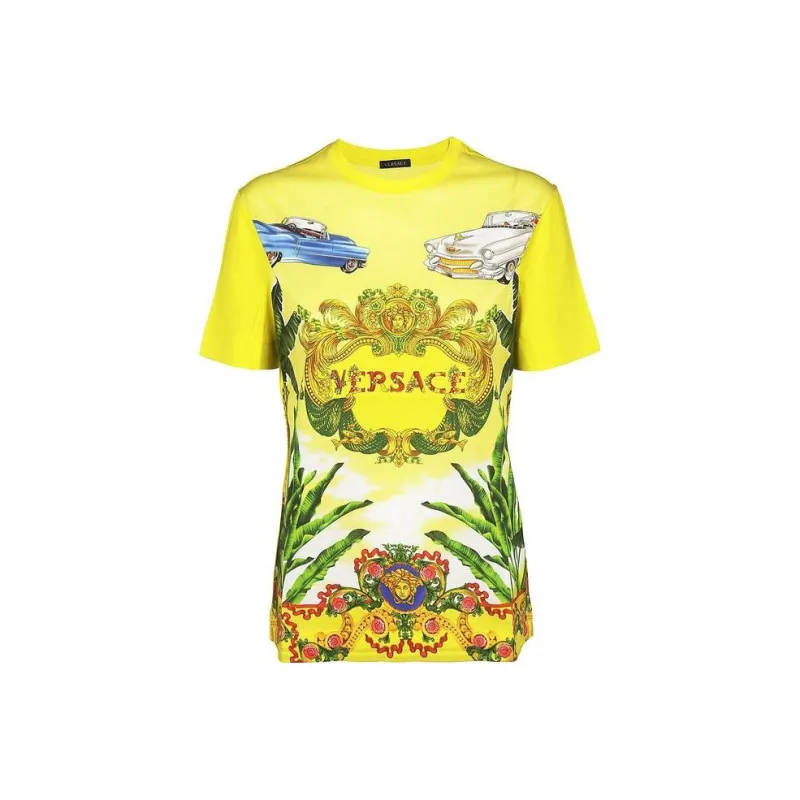 VERSACE T Shirts Women's Yellow-0