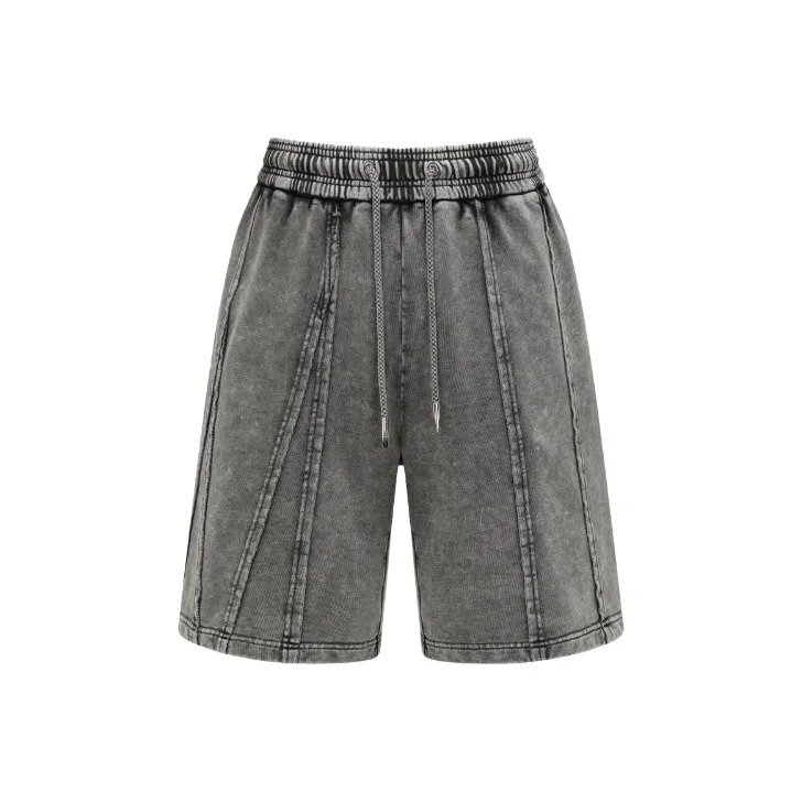 Feng Chen Wang Casual Shorts Unisex Gray-0