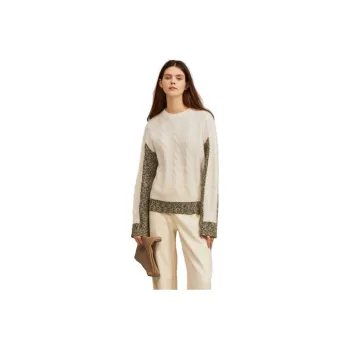 ELLE Sweaters Women's Ecru