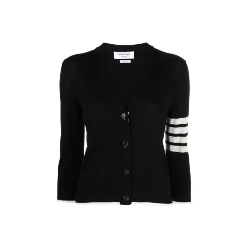 THOM BROWNE 4 Bar Button Up Cardigan
