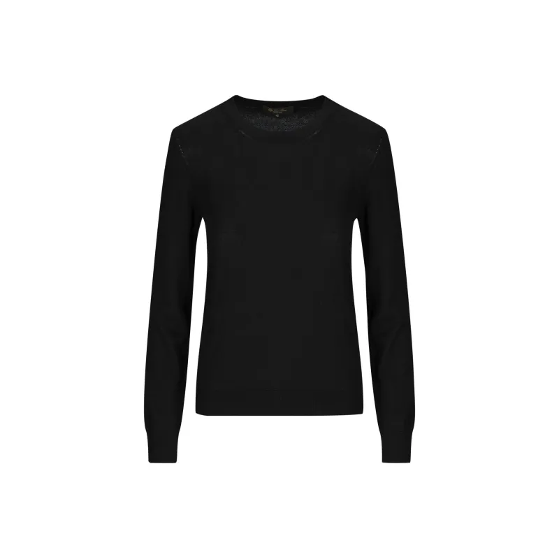 Loro Piana Long Sleeved Crewneck Jumper-0