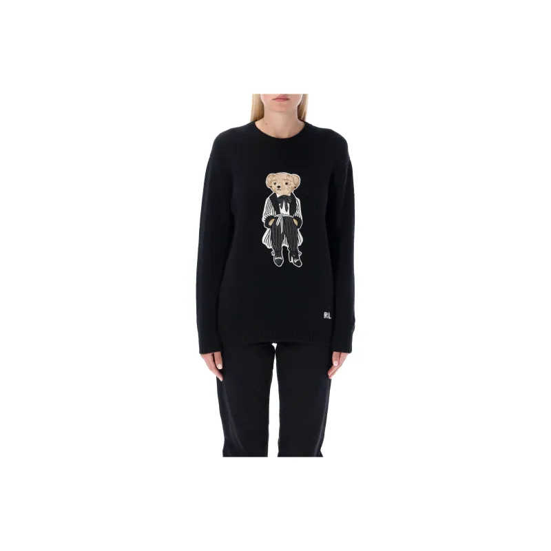 Ralph Lauren Collection Cinema Bear Cashmere Jumper-0